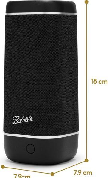 Actual product image Roberts Reunion Black (Bluetooth)
