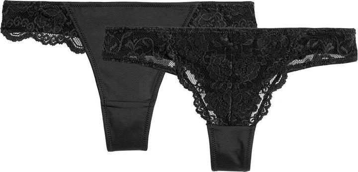 Image du produit La Redoute Collections Lot de 2 strings Anthea (36, lot de 2)