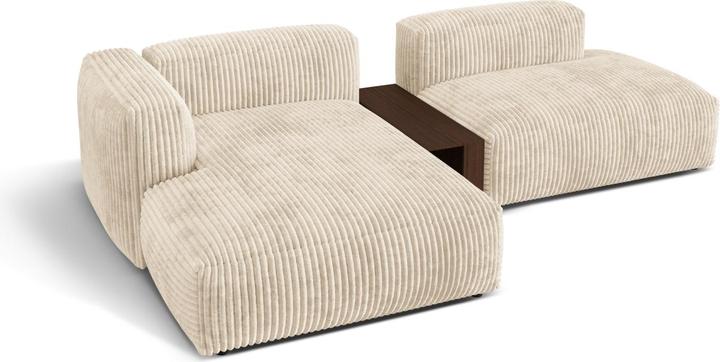 Image du produit Micadoni Canapé D'Angle Gauche Modulaire, "Martina", 2 Places, 285x176x75 Fabriqué en Europe (Canapé modulaire, Canapé d'angle)