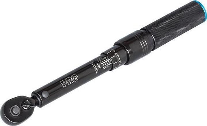 PRO Bike Gear Torque Spanner Black Adjustable 2-15 Nm (1/4", 2 - 15 Nm)