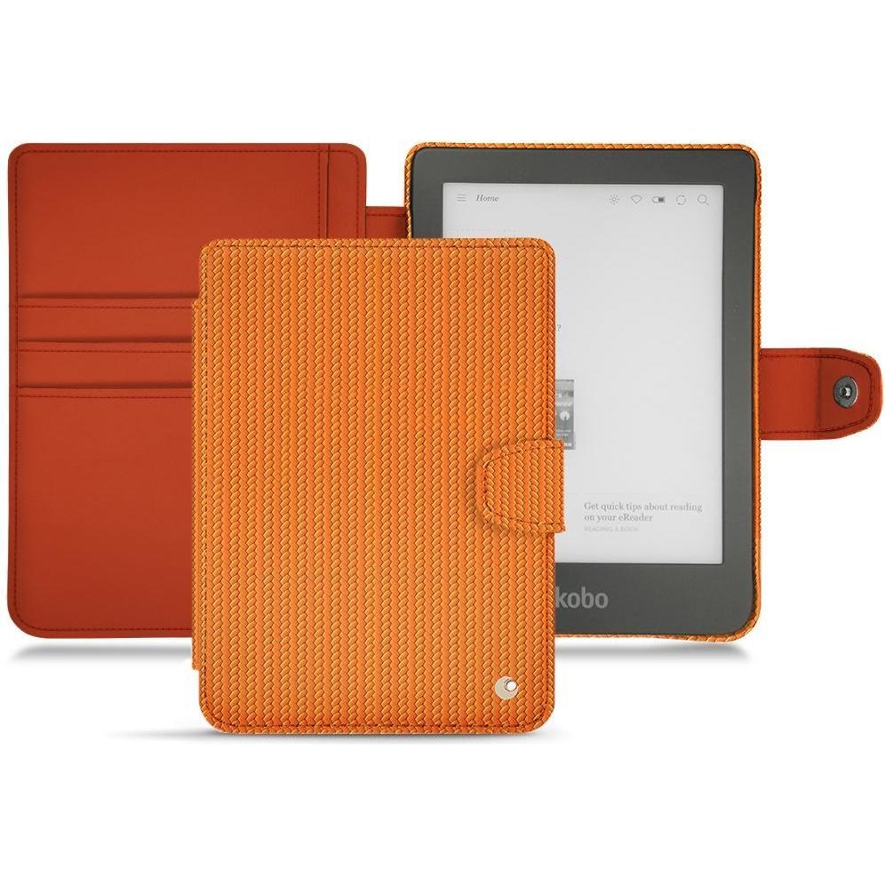 Noreve Lederschutzhülle Wallet (Clara HD), eReader Zubehör, Orange