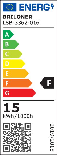 Energie-Label Briloner Elipso (1500 lm)
