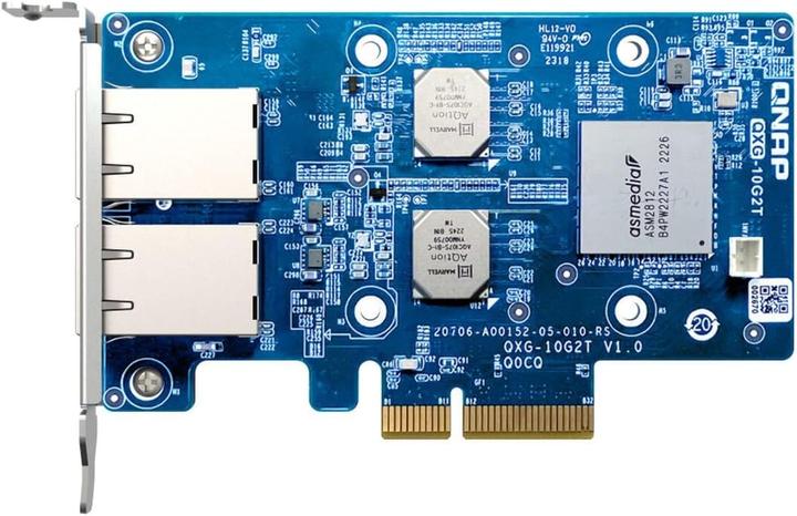 Image du produit QNAP QXG-10G2T Adaptateur réseau PCIe 10 GBE RJ45 x2