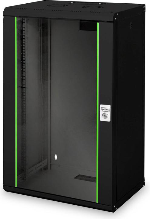 Produktbild Digitus 20HE Wandgehäuse 998x600x450 mm Farbe Schwarz RAL 9005 (20 HE, 19 Zoll Rack)