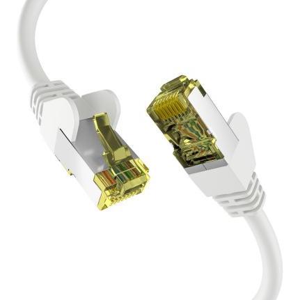M-Cab Cat6a White 50m Patch Cord (S/FTP, CAT6a, 50 m), Netzwerkkabel