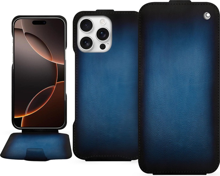 Actual product image Noreve Vertical leather shell (Apple iPhone 16 Pro)