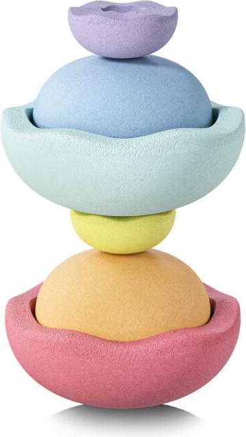 Stapelstein ® Inside Rainbow Pastel, set di 6