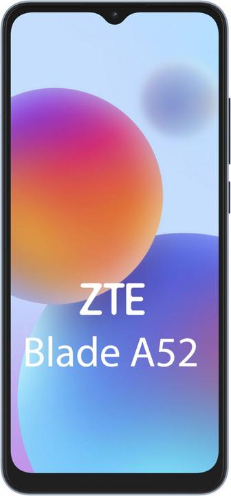 Actual product image ZTE Blade A52 (64 GB, Crystal Blue, 6.52", Hybrid Dual SIM, 4G)