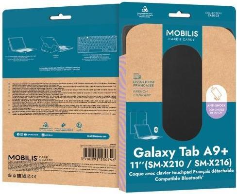Produktbild Mobilis Case C2 Tab A9 French Keyboard Touchpad (Galaxy Tab A9+)