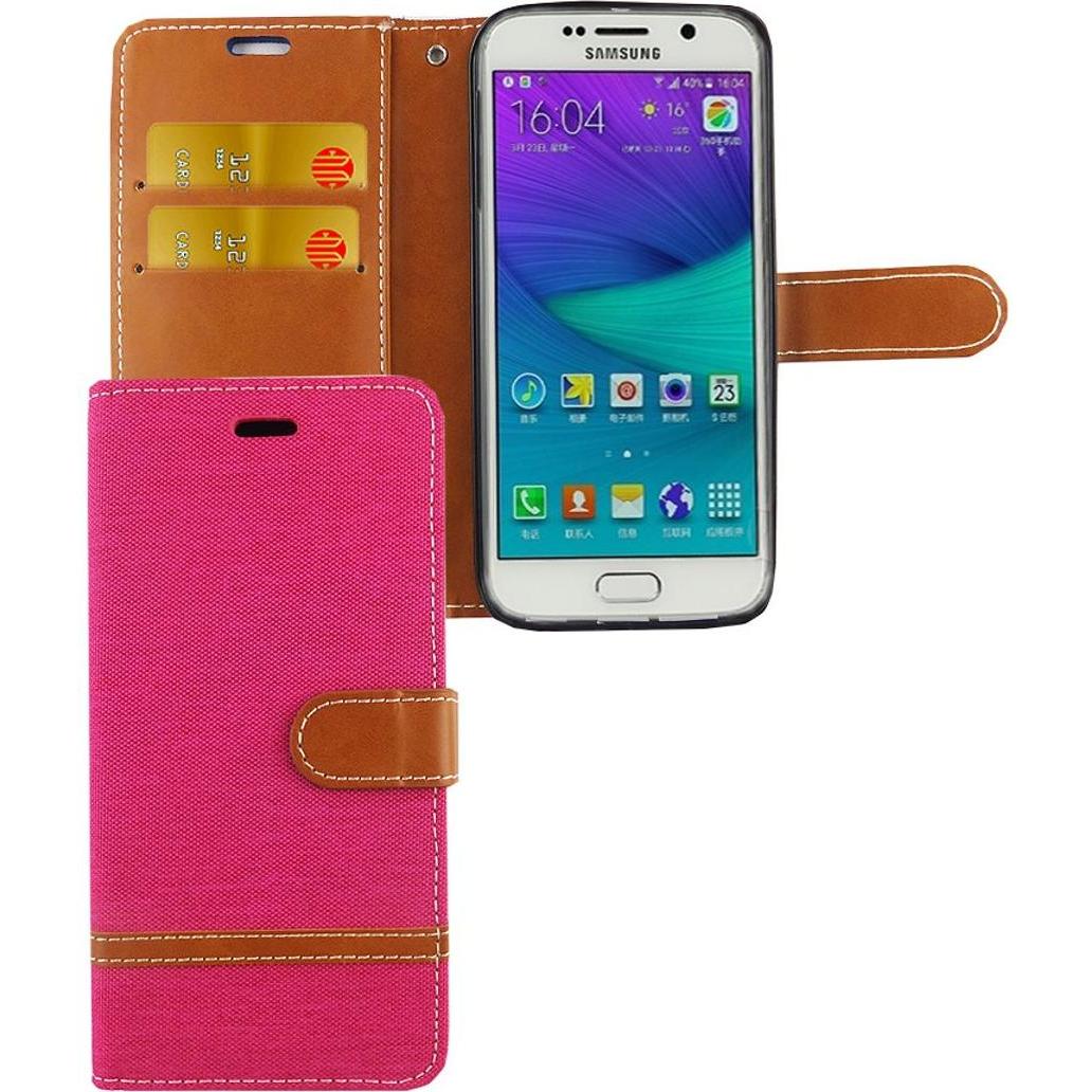 König Design Hülle Handy Schutz für Samsung Galaxy S6 Case Cover Tasche Wallet Etui Bumper (Samsung Galaxy S6), Smartpho...