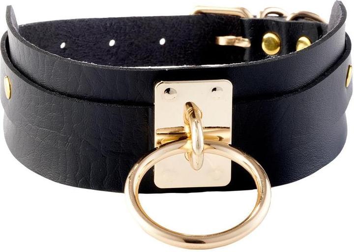 Image du produit Kinky Diva o-ring collar black/gold