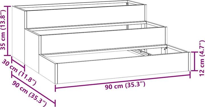 Produktbild vidaXL Garten-Pflanzgefäss