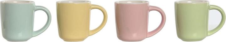 Actual product image Esprit Satz von Kaffeetassen Home Gelb Blau grün Rosa Porzellan 90 ml 4 Stücke (90 ml, 4 x)