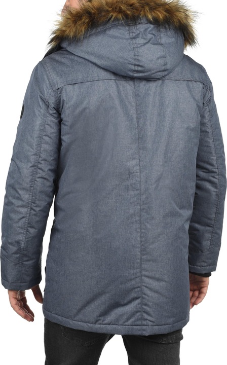 Image du produit Solid Octavus Manteau D'Hiver À Capuche Avec Peau De Mouton Parka D'Hiver Veste Longue Pour Homme (M)