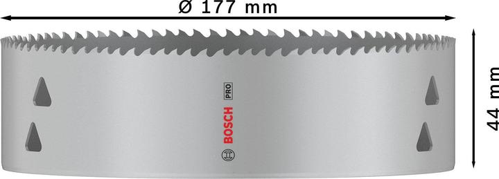 Productafbeelding Bosch Professional Zubehör PRO Multimateriaal gatenzaag, 177 mm, met schroefdraad (177 mm)
