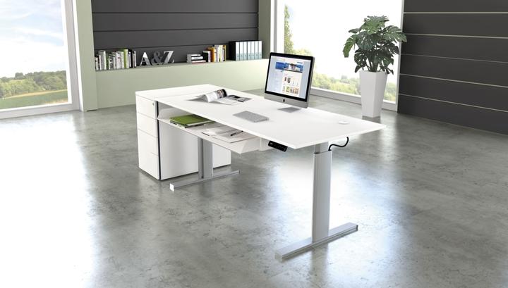 Immagine prodotto Kerkmann TAVOLO MOVE3 SILVER LIFT WHITE W: 1600 (1600 x 800 x 720 mm)