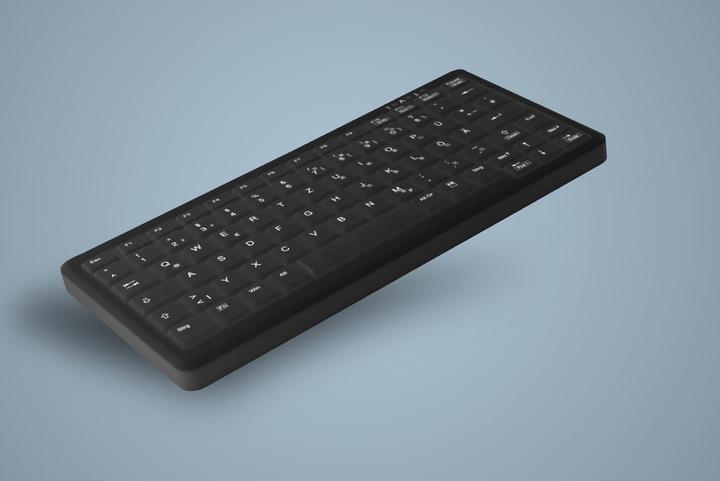 Actual product image Active Key Keyboard AK-CB4110F-U1-B/GE Hygiene Touchpad Keyboard Fully Sealed USB Black (DE, Cable)