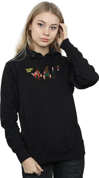 Actual product image Looney Tunes Womens/Ladies Yosemite Sam Colour Code Hoodie (XL)