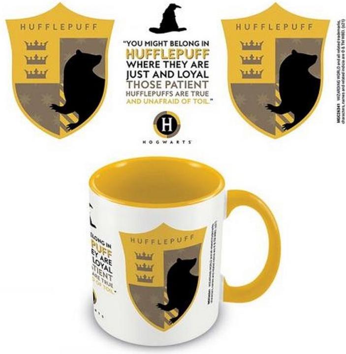 Coffee Mug Hufflepuff House Pride Two-tone Interior (325 ml, 1x)