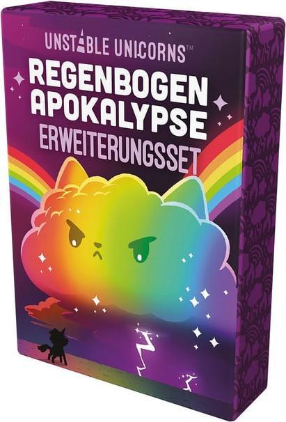 Actual product image Unstable Games TTUD0006 - Unstable Unicorns - Rainbow Apocalypse, for 2-8 players, from 18 years, DE expansion. (German, 2 - 8 Players)