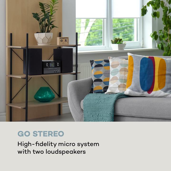 Produktbild Auna Connect System S Kompaktanlage, schwarz