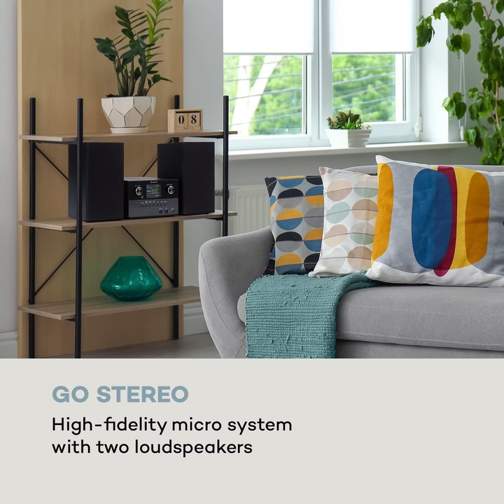 Actual product image Auna Connect System S compact system, black