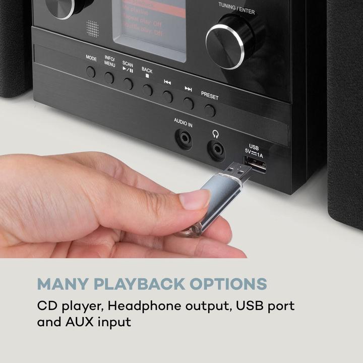Produktbild Auna Connect System S Kompaktanlage, schwarz