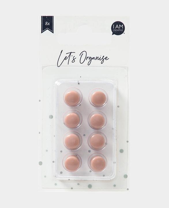 Actual product image I Am Creative Decomagnets, Button Magnets (8 x)