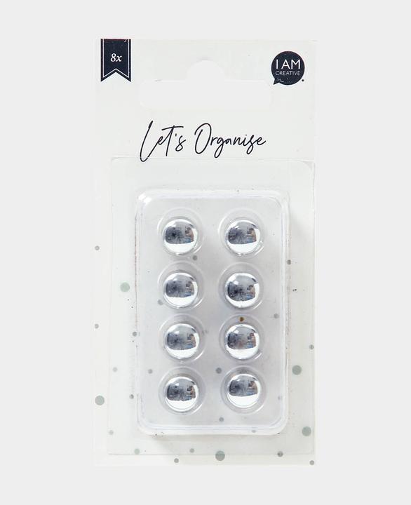 Actual product image I Am Creative Decomagnets, Button Magnets (8 x)