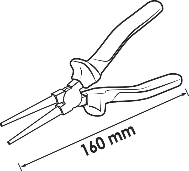 Produktbild Vigor VDE Rundzange ∙ V2641 ∙ 160 mm (160 mm)