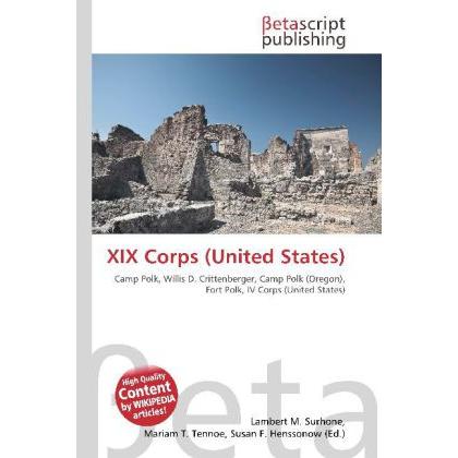 XIX Corps (United States), Fachbücher