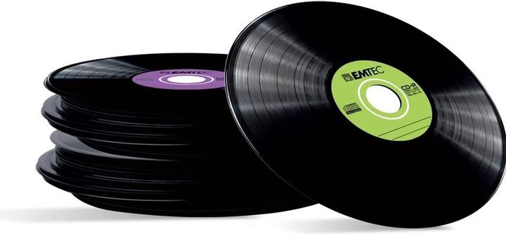Actual product image Emtec Vinyl Look 10 x CD-R (10 x)