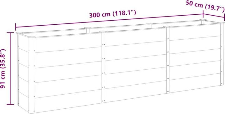 Produktbild vidaXL Garten-Hochbeet