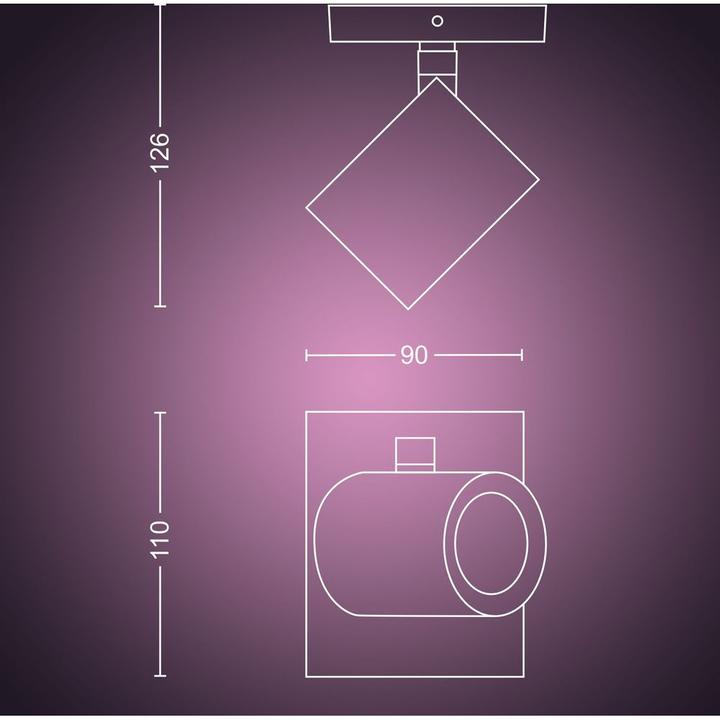 Image du produit Philips Hue Argenta Base BT (350 lm, GU10)