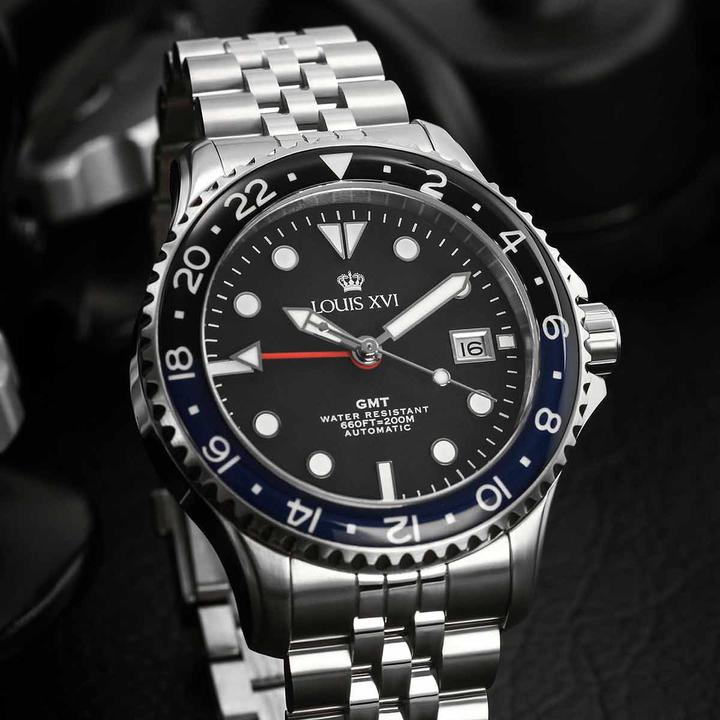 Produktbild Louis XVI Mirabeau GMT (Taucheruhr, Lünette drehbar links, 41 mm)