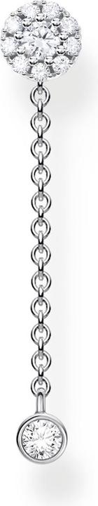 Actual product image Thomas Sabo Single Stud Earrings with Pendant Stone Long Silver (Silver 925)