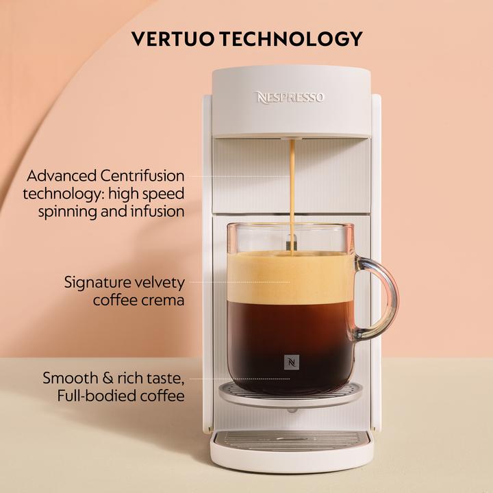 Produktbild De'Longhi Vertuo UP ENV200 Coffee Maker with Milk Frother, white (NESPRESSO Vertuo)