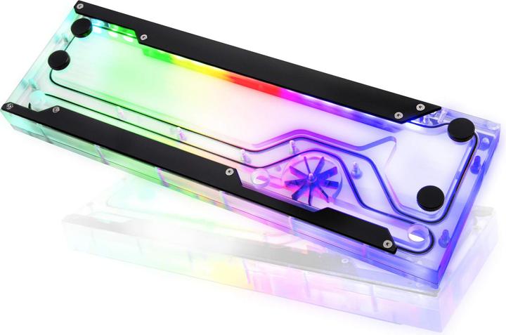 Raijintek ACHERON 360 RBW Distro Plate - Acrylic, D-RGB