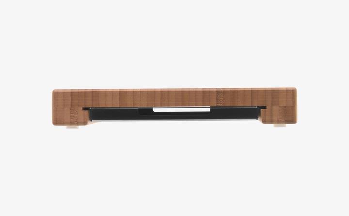 Actual product image WMF Bread cutting board with crumb catcher Bamboo in grid form and blade-friendly
