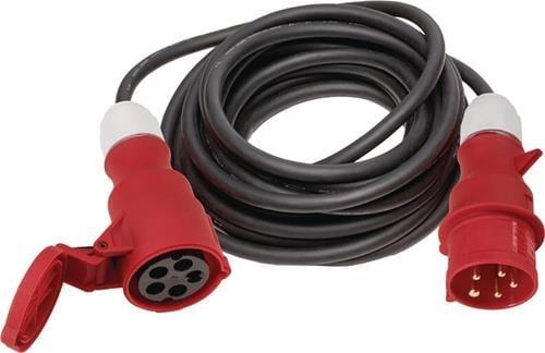 Weingartner CEE-VerlÃ¤ngerung 63 A 400 V 25m H07RN-F 5x16mmÂ² schwarz IP44 (25 m, CEE 63/5)