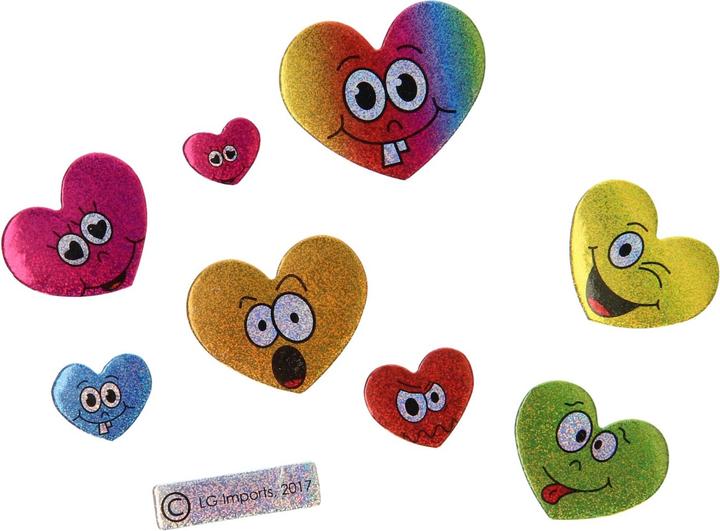 Produktbild LG-Imports Aufkleber Smiley schimmernd