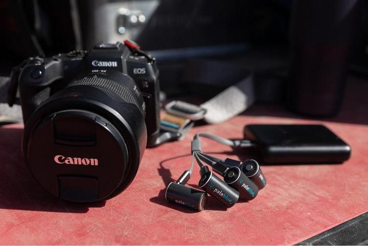 Produktbild Pale Blue Rechargeable battery (4 Stk., CR123A, 860 mAh)