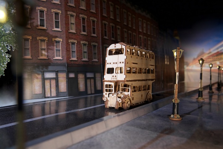 Actual product image Ugears Harry Potter Knight Bus