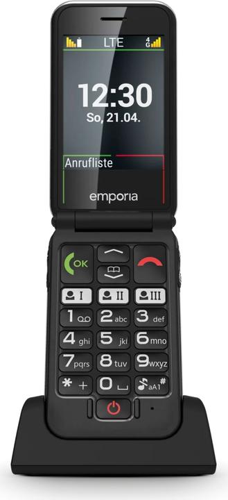 Productafbeelding Emporia V228 7,11 cm (2,8" ) Zwart Instaptelefoon (2.80", 2 Mpx)