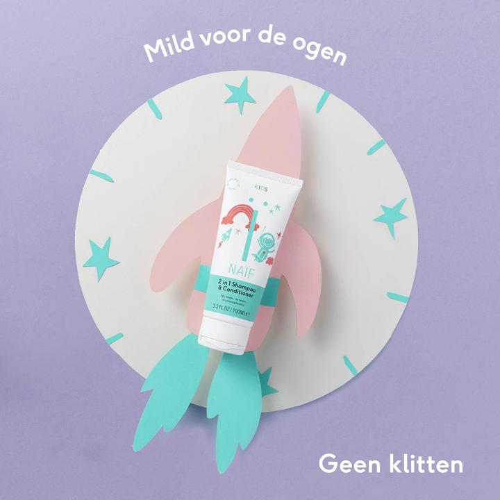 Produktbild Naïf 2 in1 Shampoo Kids (Flüssiges Shampoo, 200 ml)