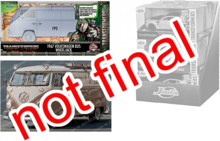 Actual product image Jada Transformers T7 Wheeljack 1:32