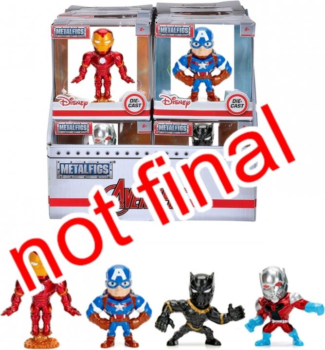 Actual product image Jada Avengers Single Pack Figures,2,5",4-sort