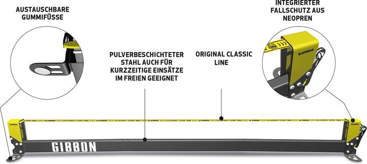 Immagine prodotto Gibbon Indoor Slackrack Classic (3 m)