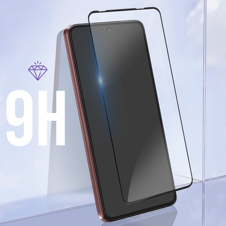 Actual product image Avizar 9H hardness glass display protection film (1 Piece, Motorola Moto G42)
