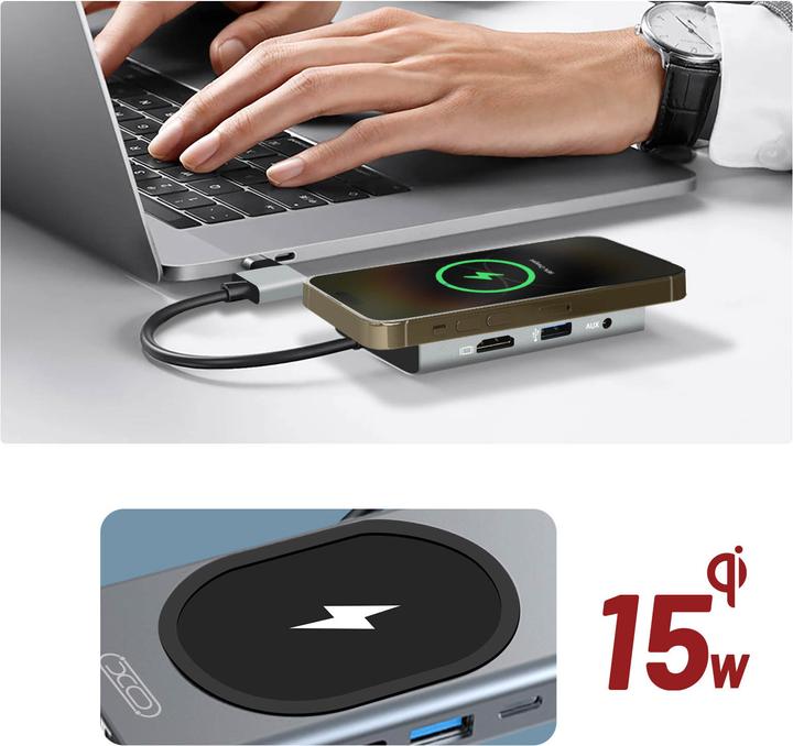 Produktbild xO 9-in-1 90W USB-C Hub (USB-C)